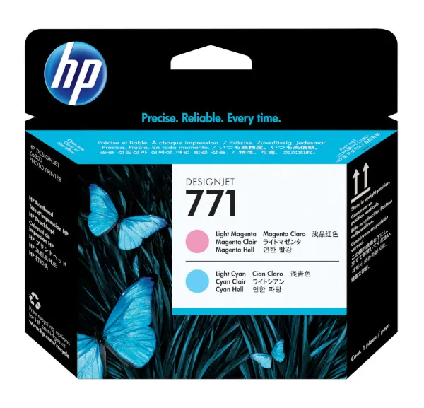 HP 771 Light Magenta and Light Cyan Printhead