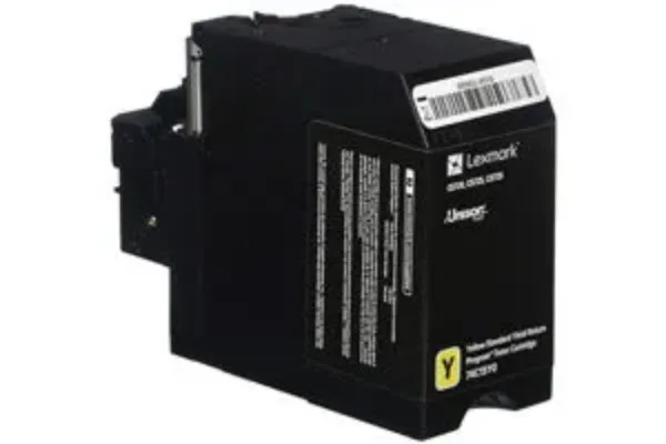 Lexmark CS720, CS725, CX725 Yellow Return Program Toner Cartridge (7,000 Yield)