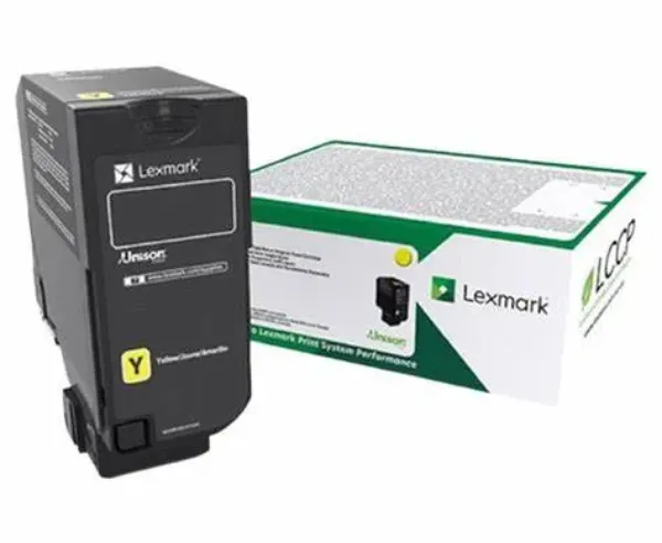 Lexmark CS725 High Yield Yellow Return Program Toner Cartridge (12,000 Yield)