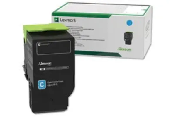 Lexmark C2325, C2425, C2535, MC2325, MC2425, MC2535, MC2640 Cyan Toner Cartridge (1,000 Yield)