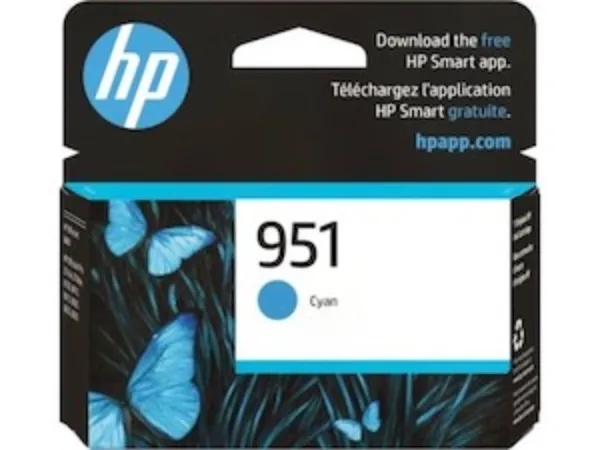 HP 951 (CN050AN) Cyan Original Ink Cartridge (700 Yield)