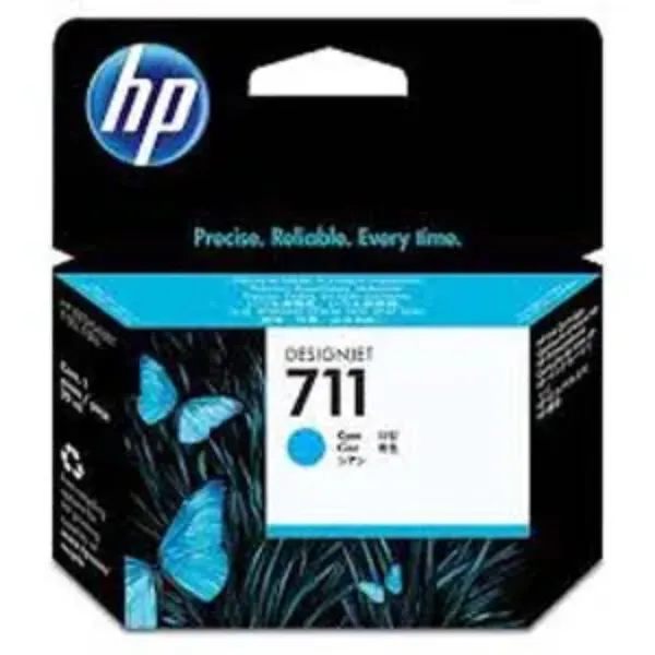 HP 711 (CZ130A) Cyan Original Ink Cartridge (29 ml)